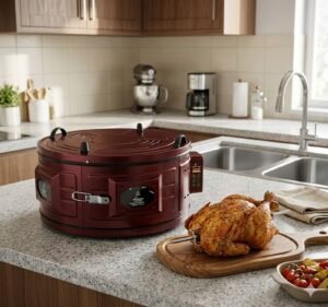 Кръгла фурна 36 литра  за баници,ядки,пици и др