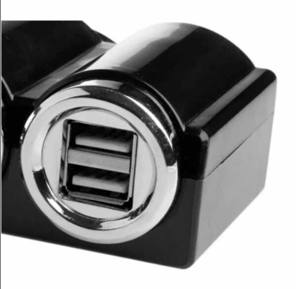 Разклонител за запалка 4 порта за автомобили и камиони 2хUSB зарядно