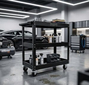 Количка за инструменти с 3 рафта