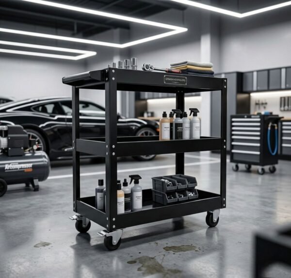 ко Количка за инструменти с 3 рафта