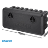 w Кутия за инструменти BAWER 750x360x300