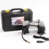 Двуцилиндров компресор за гуми с куфар с инструменти 12V