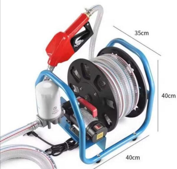 Електрическа помпа за гориво 380W – 220V 50 л/мин, с маркуч и пистолет