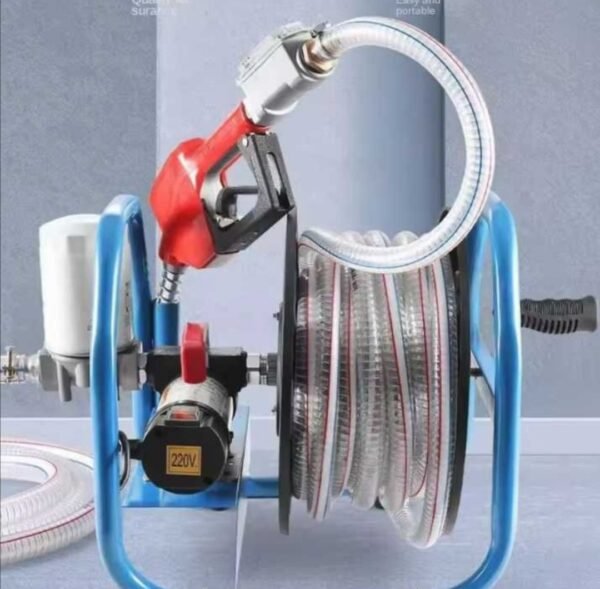 Електрическа помпа за гориво 380W – 220V 50 л/мин, с маркуч и пистолет