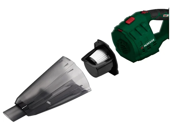 Parkside акумулаторна ръчна прахосмукачка 20V, Парксайд