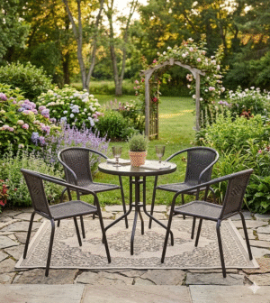 Градински комплект 5части маса и 4 стола