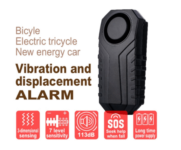 a3 Аларма против кражба за велосипеди с дистанционно управление, 113 dB, черна Арт.№: Т431