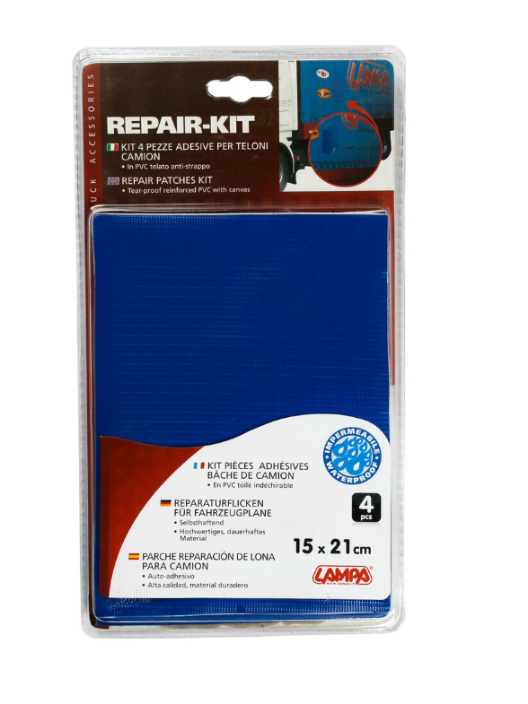 Ремонтен комплект за брезент - син Арт.№: 98722