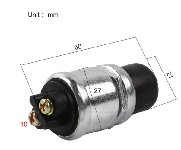 Бутон за палене - Старт бутон за трактор Арт.№: NA319