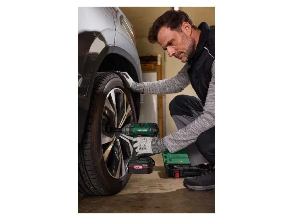 PARKSIDE 20V безжичен ударен гайковерт с батерия и зарядно устройство, Парксайд гайковерт 20V