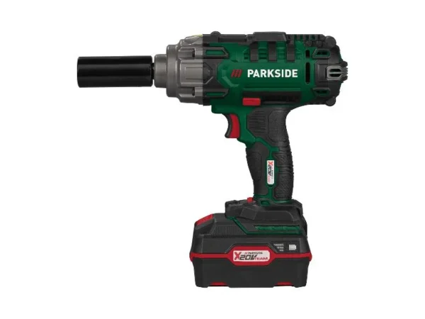 PARKSIDE 20V безжичен ударен гайковерт с батерия и зарядно устройство, Парксайд гайковерт 20V