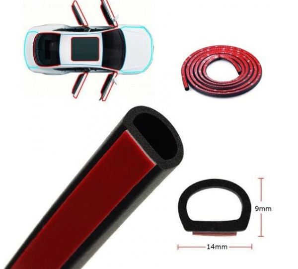 Гумено уплътнение D образно 4 метра Арт.№: NA532-1