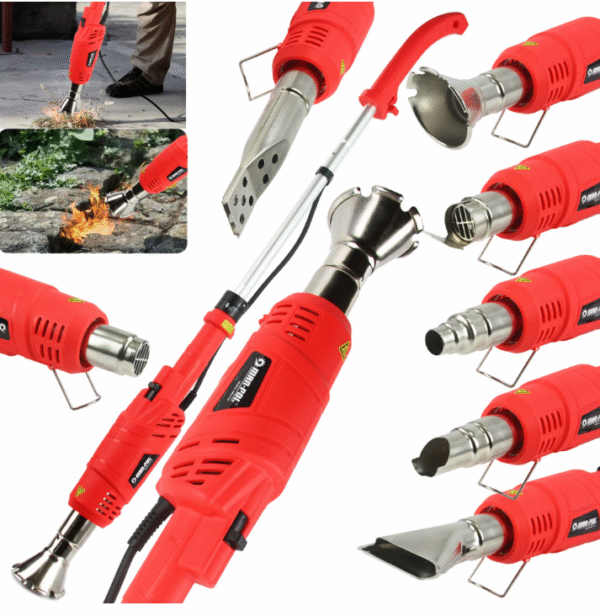 Горелка за плевели ЕЛЕКРИЧЕСКА 2Kw 7 приставки Арт.№: 02100