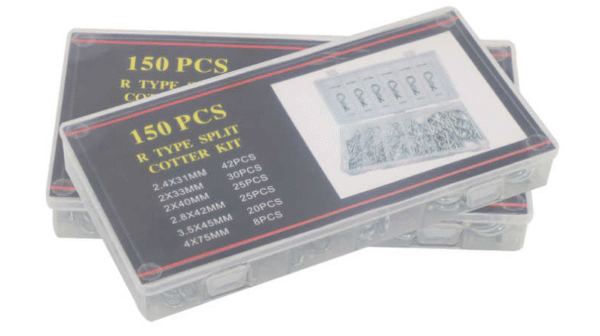 j5 Комплект заключващи щифтове / шплент 1,6mm - 3,8mm 150бр Арт.№: T498