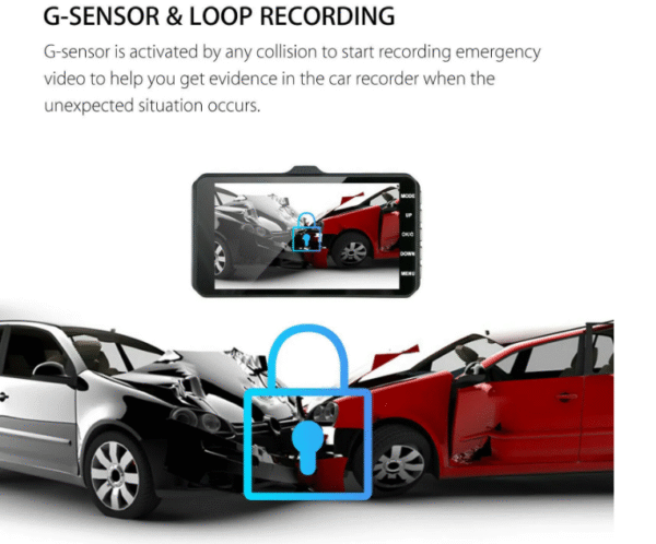 Видеорегистратор + камера за задно виждане - NA621 Арт.№: NA621