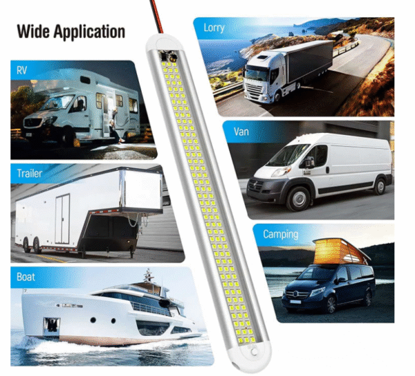 Лампа интериорна 12 - 24V / Каравана, Камион, Микробуси Арт.№: T297