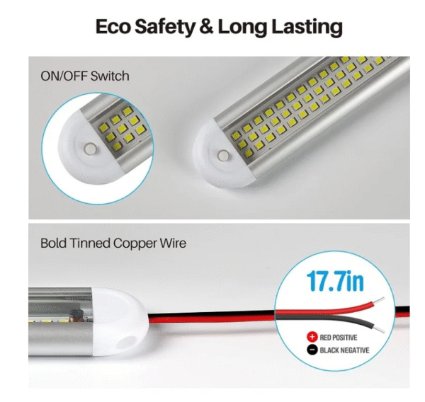 Лампа интериорна 12 - 24V / Каравана, Камион, Микробуси Арт.№: T297