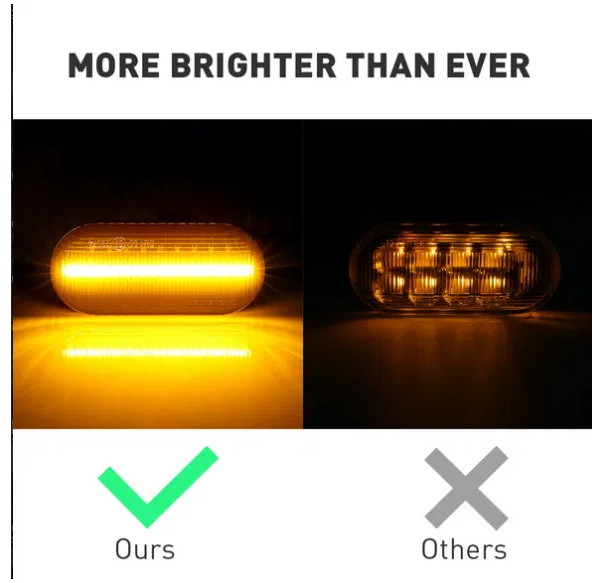 leddd2 Динамични LED мигачи за Голф 3,4 / Пасат / Бора и други Арт.№: NA329