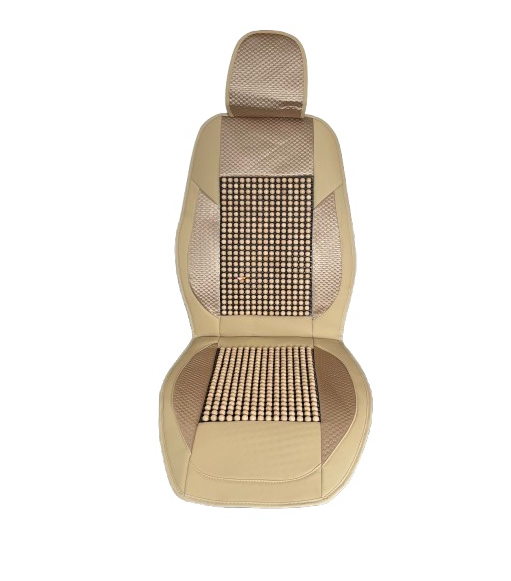 Универсален масажор за Камион / Автомобил от бамбукови топчета и кожа Арт.№: T335