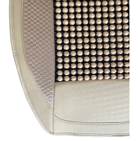 Универсален масажор за Камион / Автомобил от бамбукови топчета и кожа Арт.№: T335