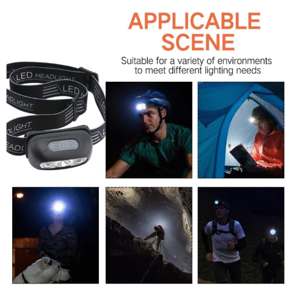 Мощен, акумулаторен, USB челник/челно фенерче със сензор Арт.№: T384