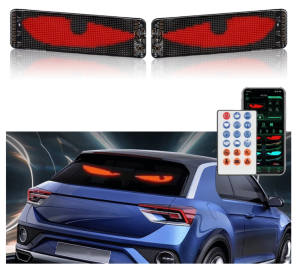 Светещи LED очи за предно стъкло, дяволски очи Devil Eyes 60/12см Арт.№: 38666