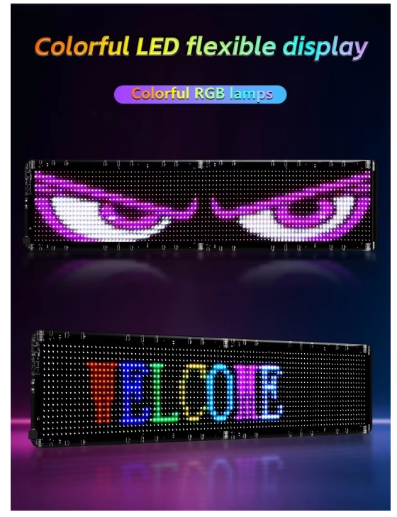 Светещи LED очи за предно стъкло, дяволски очи Devil Eyes 60/12см Арт.№: 38666