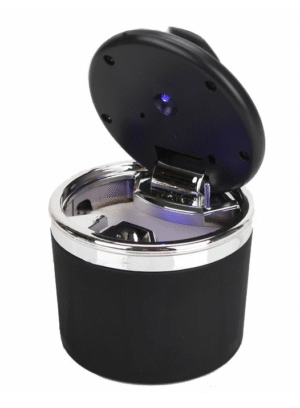 Пепелник за кола с диод и вътрешна керамична чаша - T74