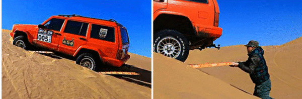 pod2 Комплект от 2бр подложки постелки против боксуване за автомобилни гуми за допълнително сцепление 105 x 30 cm Арт.№: NA356