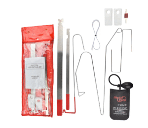 Комплект инструменти за отваряне на автомобилни врати с помпа - 9 части