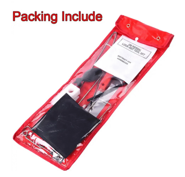 pom6 Комплект инструменти за отваряне на автомобилни врати с помпа - 9 части