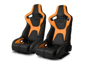 Спортни седалки за МПС - 1095 черно/жълто