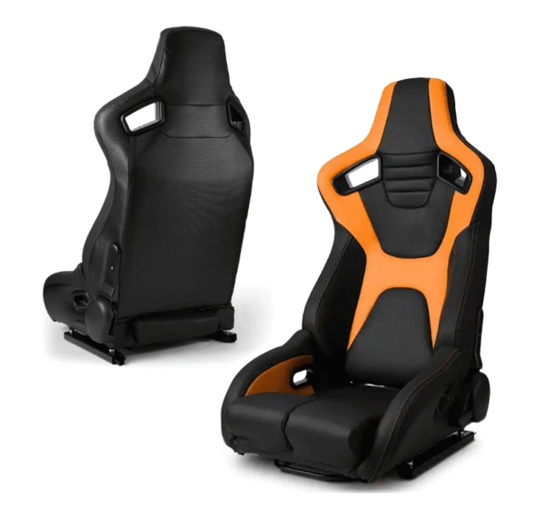 Спортни седалки за МПС - 1095 черно/жълто