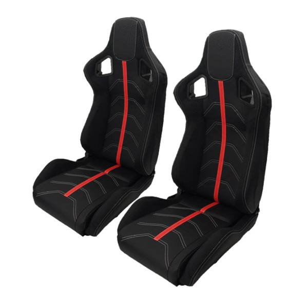 Спортни седалки тип рекаро - червени Арт.№: 183193