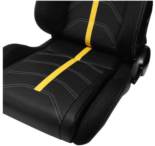 Спортни седалки тип рекаро - жълти Арт.№: 183195