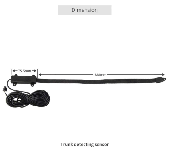 sis5 Система за автоматично отваряне на багажник с крак 12V Арт.№: T308