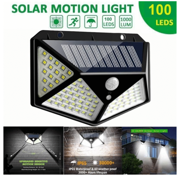 2бр. Сензорна соларна лампа, лампа със сензор за движение Арт.№: CL100