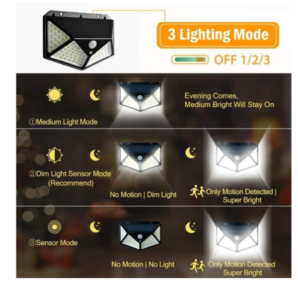 2бр. Сензорна соларна лампа, лампа със сензор за движение Арт.№: CL100