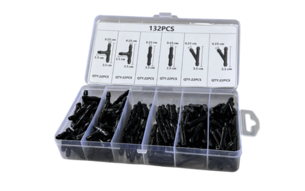 Снадки за маркучи за чистачки 132 броя/кутия Арт.№: T648