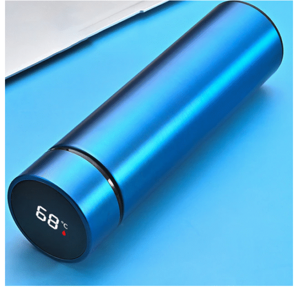 Термос, 500мл, Тъч дисплей, LED, - Син Арт.№: NA106B