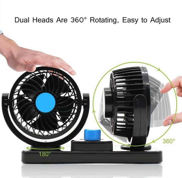 Вентилатор за автомобили двоен 24V - 4''
