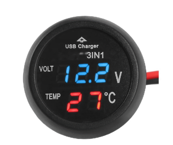 Волтметър + температура + USB - 3в1 Арт.№: T83