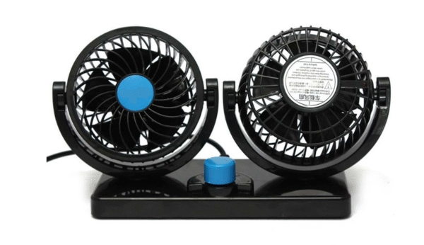 Двоен вентилатор с две скорости - 12V или 24V  Арт.№: 73103