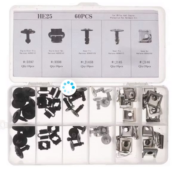 яш1 Комплект щипки за кори/тапицерия за автомобил 60 части - AUDI / VW Арт.№: T444