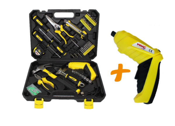 Куфар WMC 110 части + акумулаторна отвертка WMC