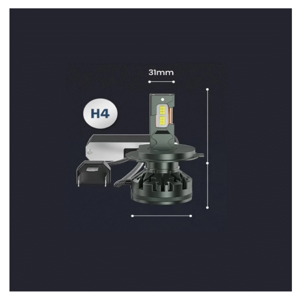 dkk5 Диодни крушки T50W - H4 - 12V/24V