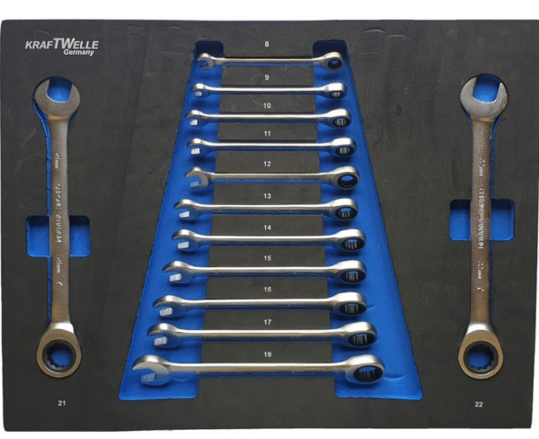 e5 Количка с инструменти 7 чекмеджета метален плот KrafTWelle