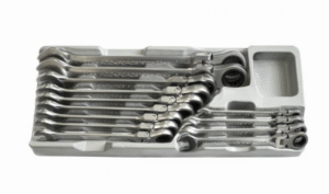 ПРОФЕСИОНАЛЕН КОМПЛЕКТ КЛЮЧОВЕ С ЧУПЕЩО РАМО ОТ 8 ДО 22 ММ – 13 ЧАСТИ ROCKFORCE