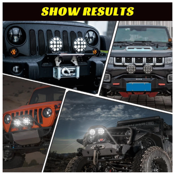 LED Халоген 9 инча Ø 218 мм / Работна лампа с дневна светлина 12 / 24V - NA550