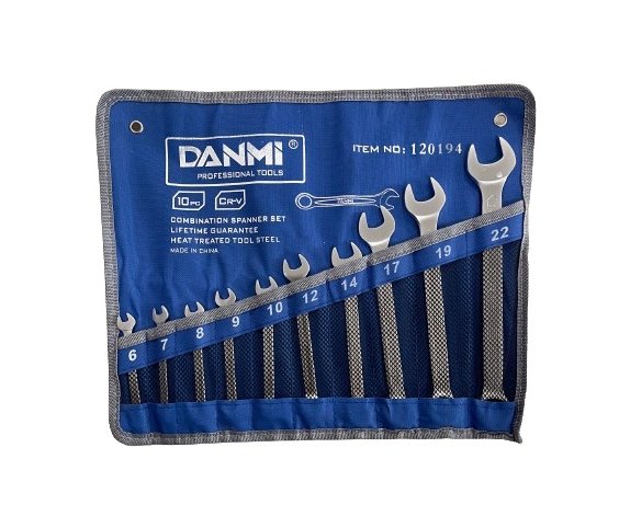 Звездогаечни ключове к-т 6-22 10части - Danmi